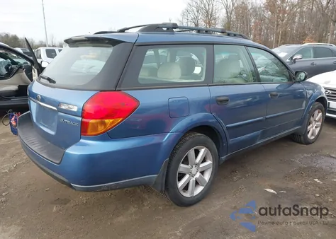 2007 Subaru Outback 2.5I from USA, damaged, VIN 4S4BP61C477327465